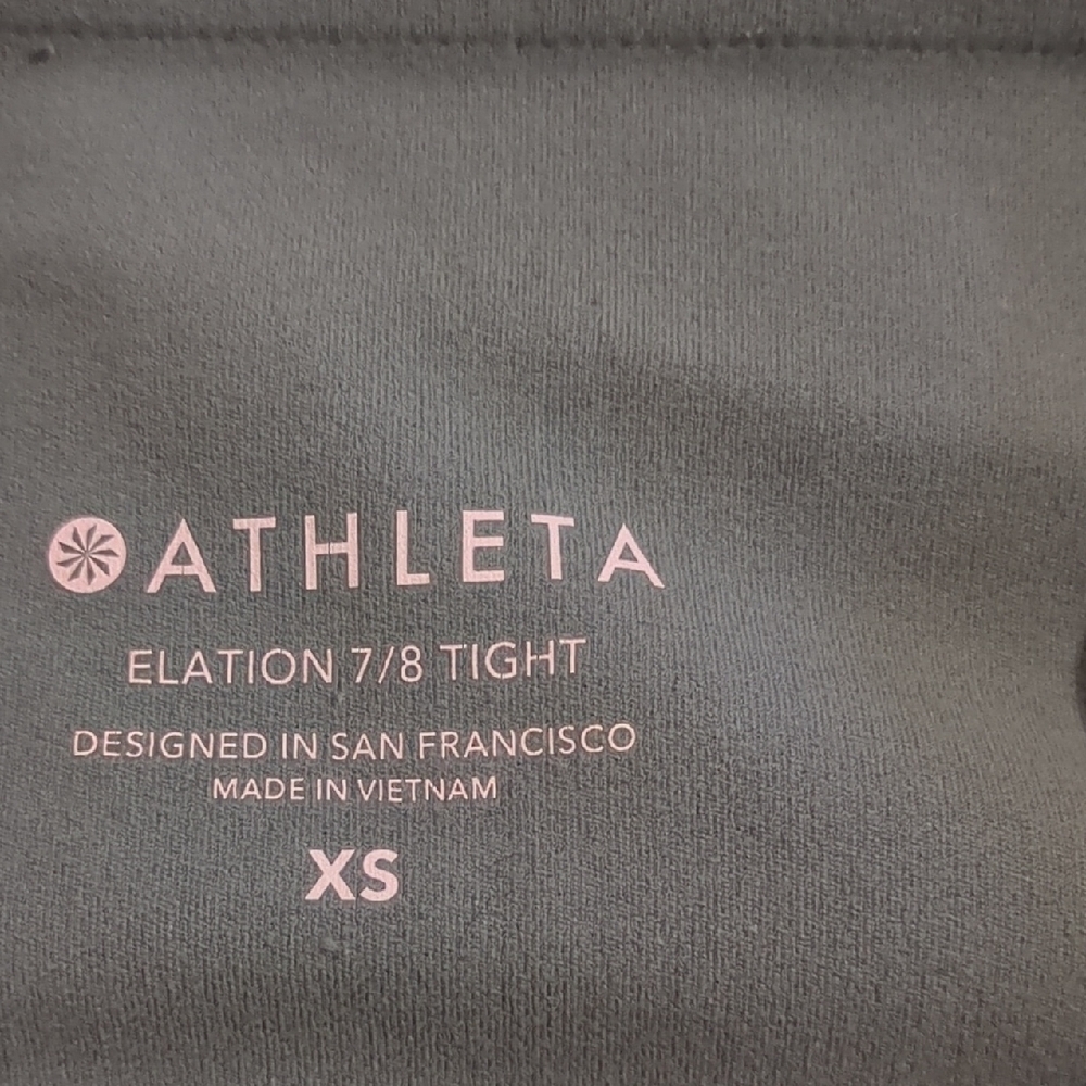 Athleta Elation 7/8 Tight in Dark Gray - Picture 2 of 4